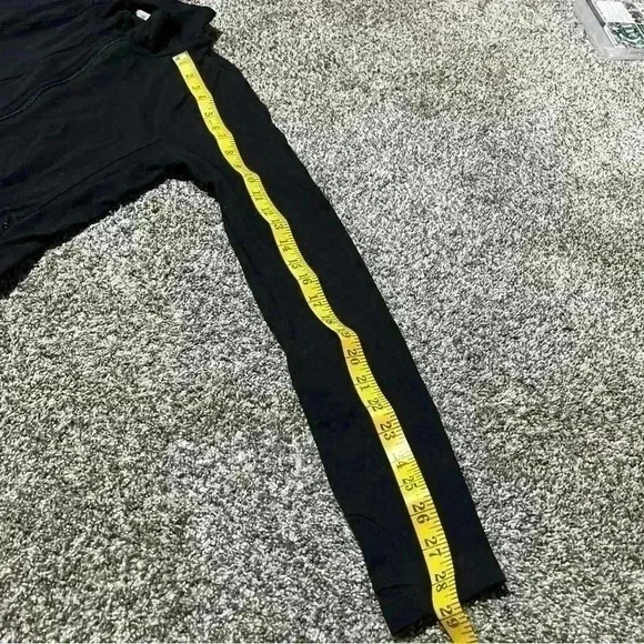 Athleta Criss Cross Hope Jacket Mock Neck Full Zip Black Size S? See Note! - Picture 5 of 10